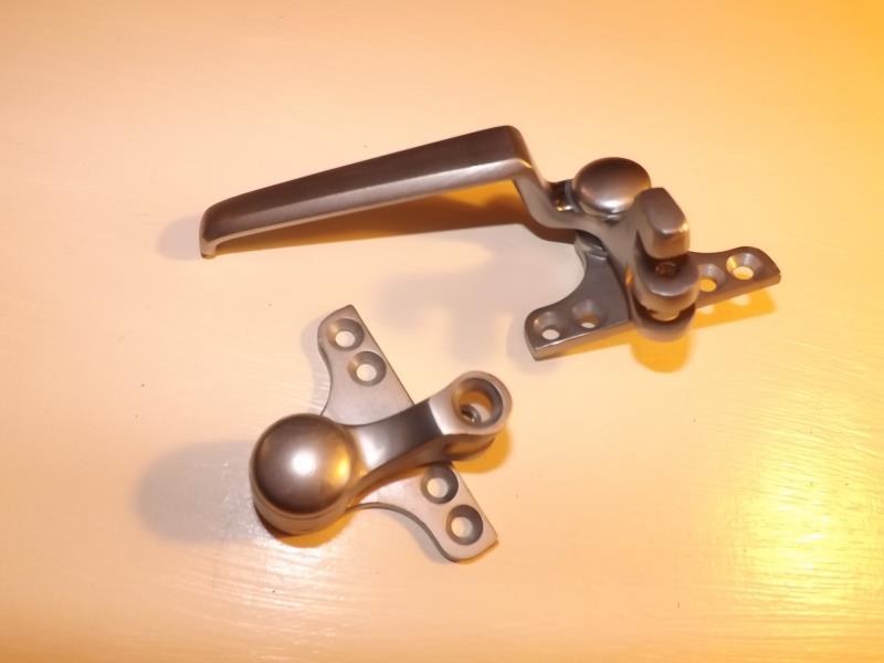 Smith Wallis K/5 Duplex Handle Set Brass (Open Out)