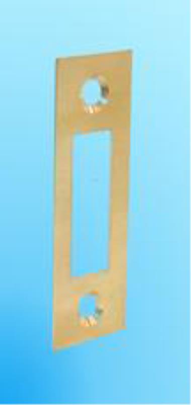STRIKERS B. 72mm STRIKING PLATE TO SUIT M5 & M8 DEADLOCK BRASS OR S.C.P.